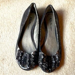 Chinese Laundry metallic flats